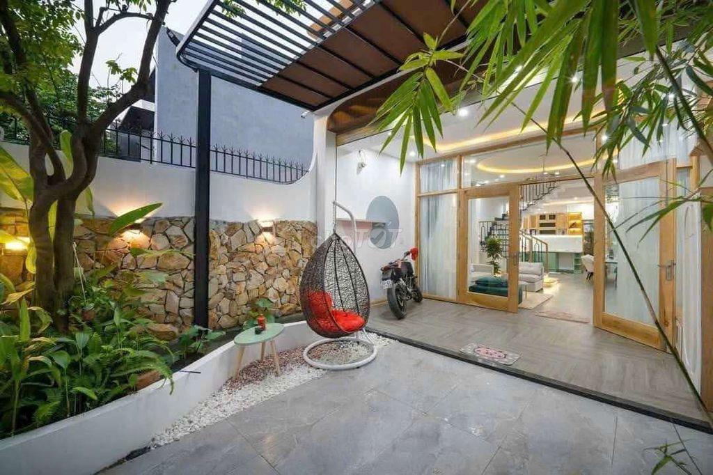 CHO THUÊ NHÀ 3 TẦNG MỚI XÂY: LÊ HIẾN MAI - 4 phòng -  ĐỦ NỘI THẤT -