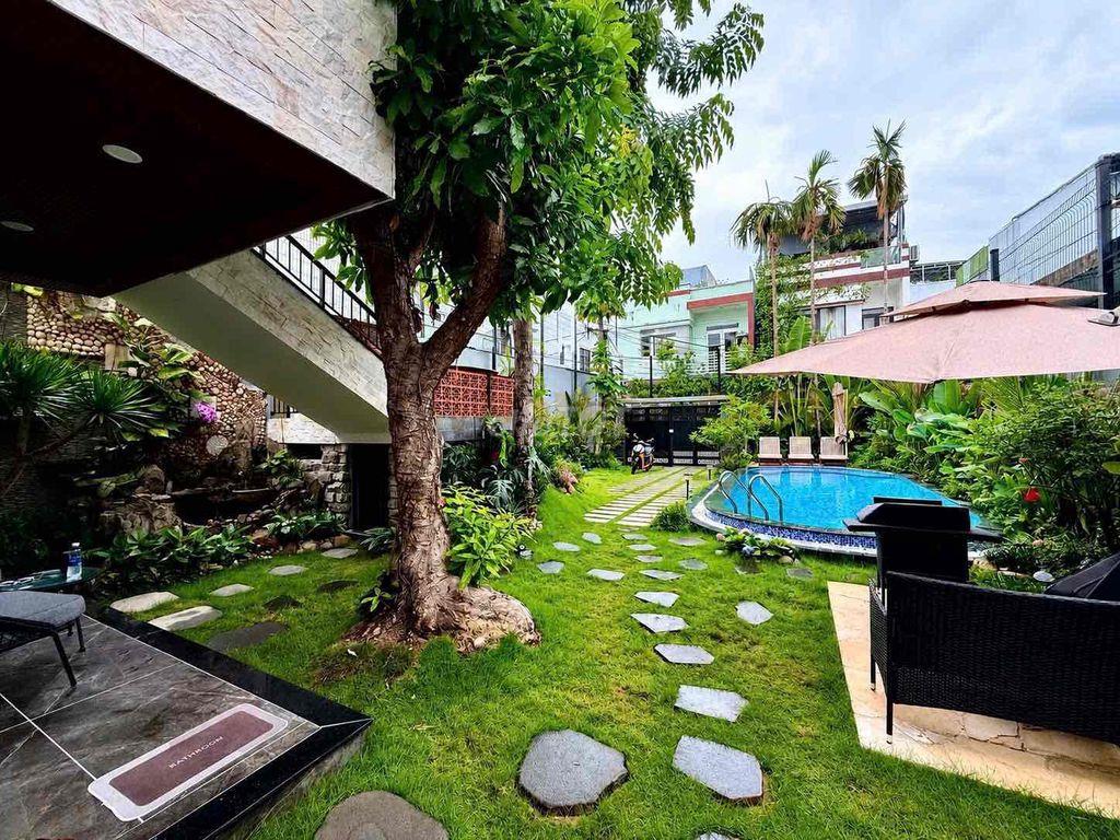Cho thuê villa 2 tầng sân vườn kiệt #CHẾ #LAN #VIÊN - ( ngang 10m )