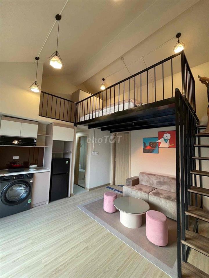 STUDIO GÁC LỬNG SIÊU ĐẸP MÊ TẠI KHU THANH KHÊ