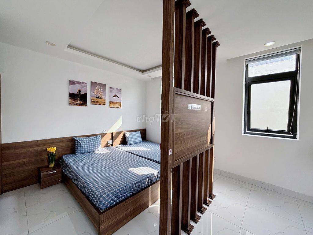 Cho thuê căn Studio 2 giường, gần ĐH FPT, BV 600G