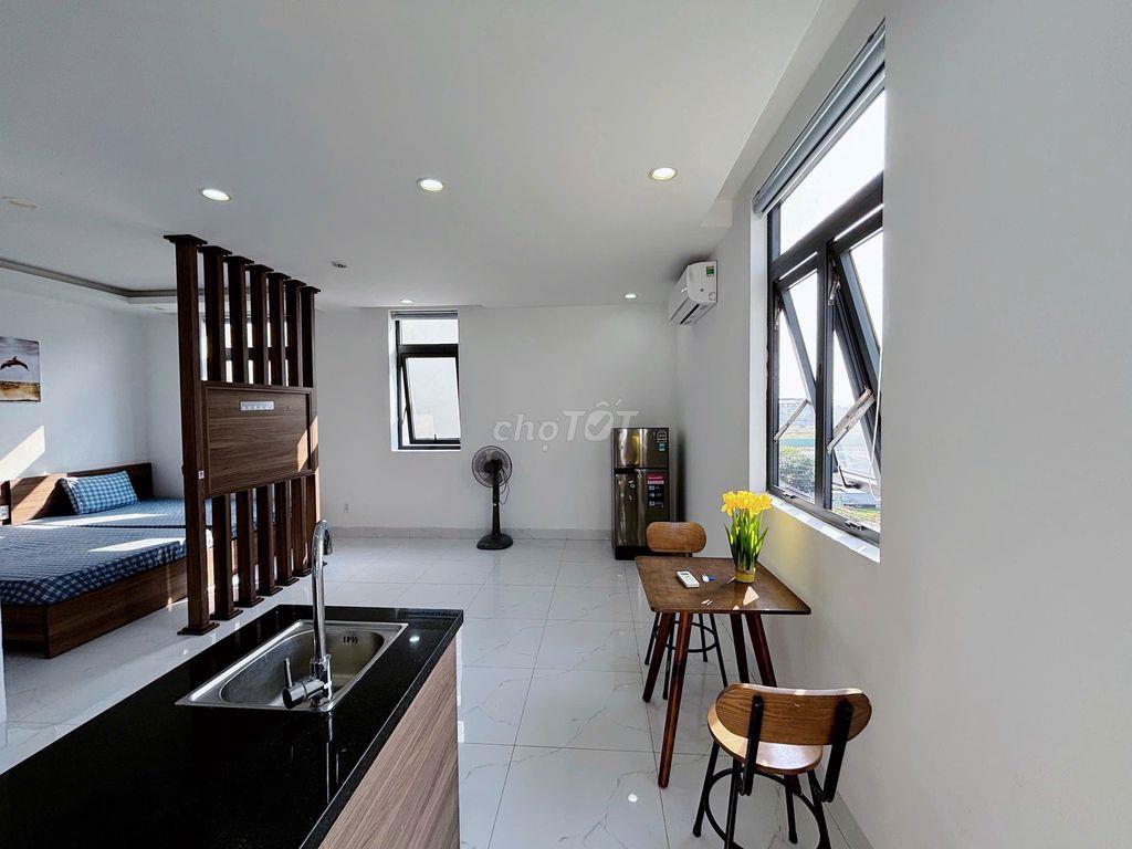 Cho thuê căn Studio 2 giường, gần ĐH FPT, BV 600G