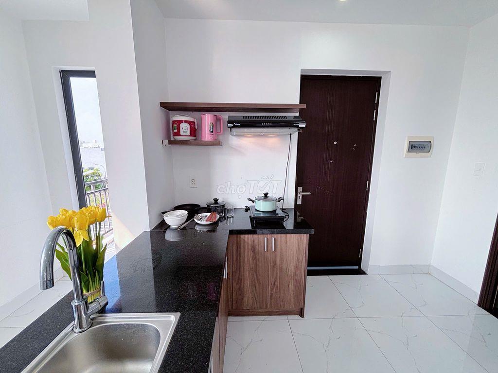 Cho thuê căn Studio 2 giường, gần ĐH FPT, BV 600G