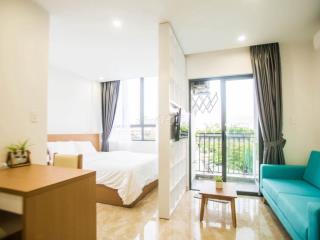 Cho thuê căn hộ  Studio rộng rãi gần cầu Trần Thị Lý - có ban công