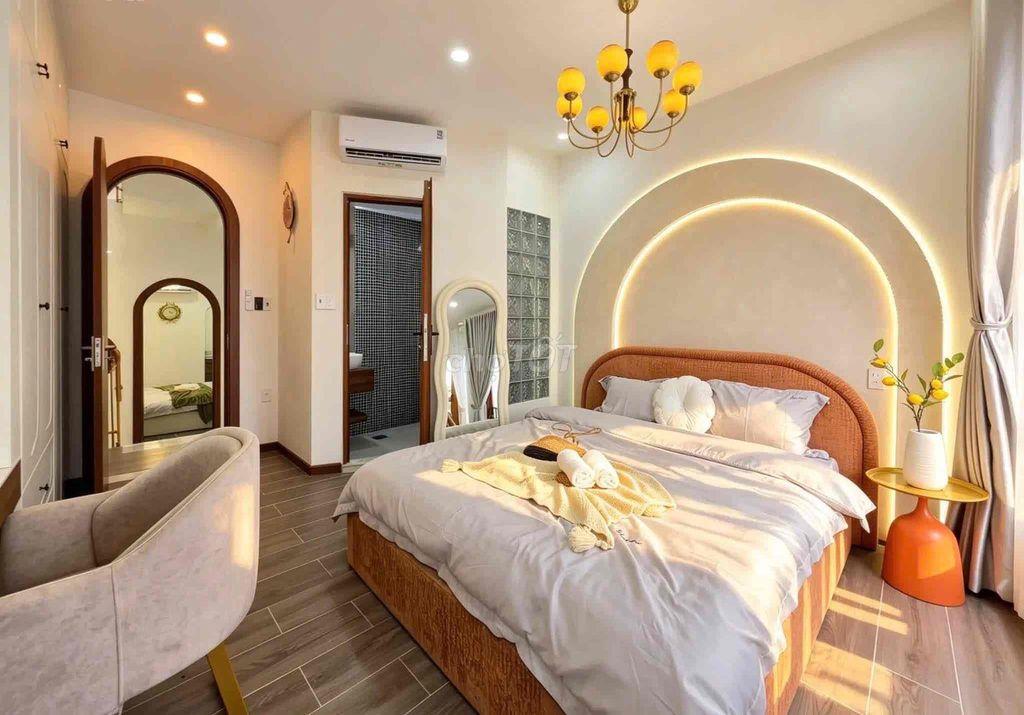 NHÀ 3 TẦNG MỚI THIẾT KẾ KIỂU HOMESTAY - KIỆT PHAN THANH