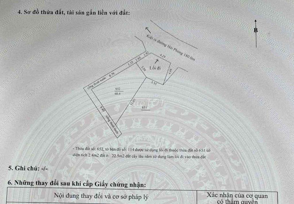 🔥 ĐẤT 2 MẶT KIỆT OTO ĐƯỜNG LÊ DUẨN NỞ HẬU GIÁ TỐT