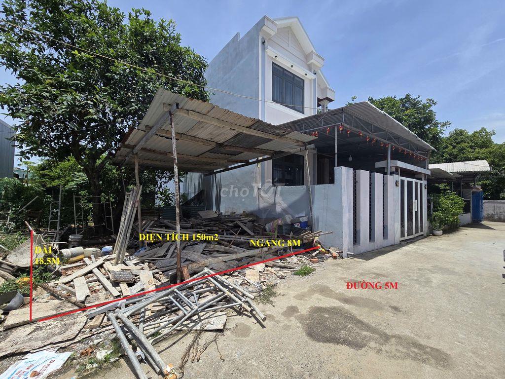 CHỦ GỬI BÁN NHANH lô ngang rộng 8 X 18,5=150M CHỢ ĐẦU MỐI HÒA XUÂN 