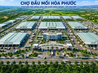 💝HÀNG HIẾM--Lô Góc 2 Mặt Tiền TĐC QUÂN ĐỘI sát chợ ĐẦU MỐI HÒA XUÂN💝