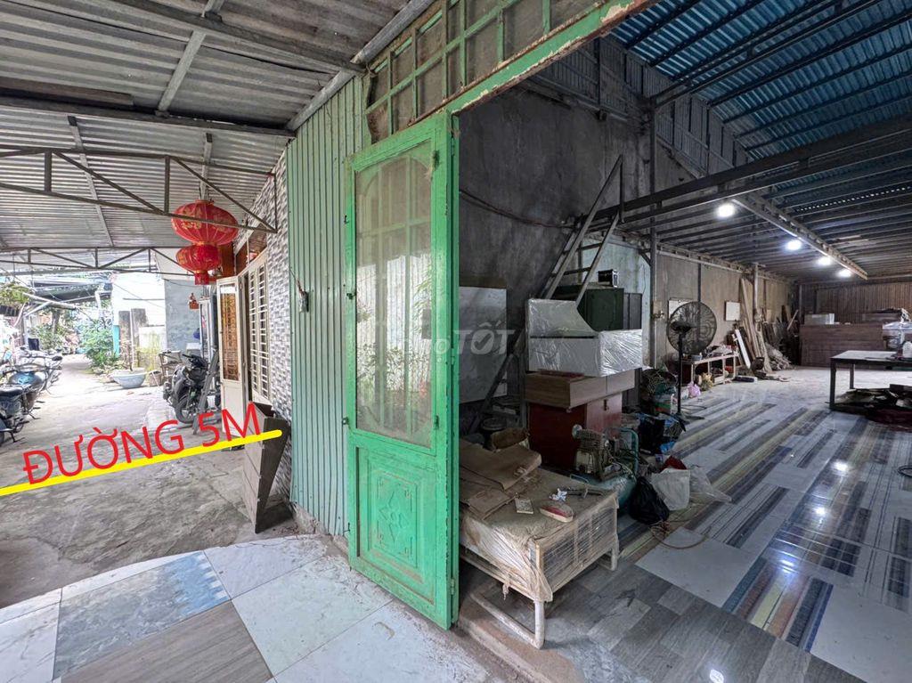 👳200m2 Nhà Xưởng, gần đường TRƯỜNG SƠN cách khu CN HÒA CẦM ĐÀ NẴNG 4P👳