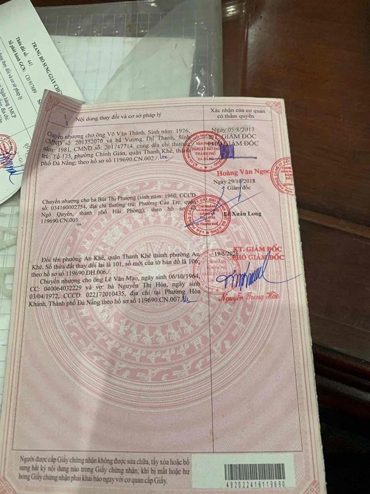 Nhà mặt tiền chợ Tân An, An Khê, Thanh Khê