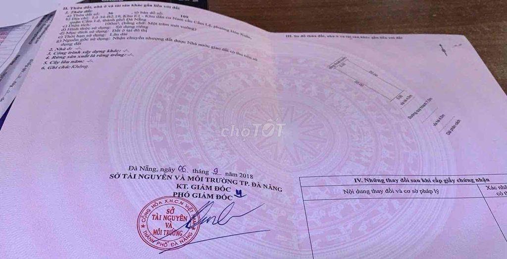🧧 BÁN : ĐƯỜNG 29 THÁNG 3 - HOÀ XUÂN