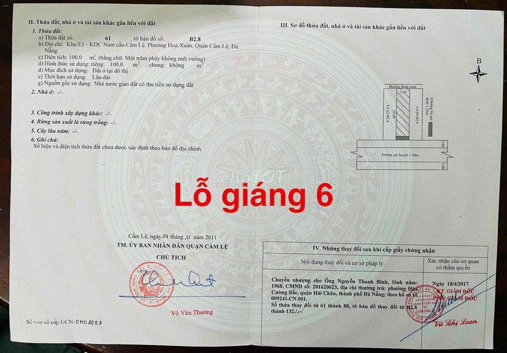 🧧 BÁN : LỖ GIÁNG 6