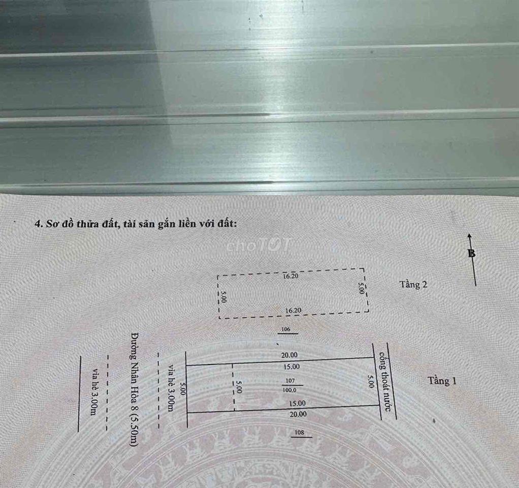 🧧 NHÀ 2 TẦNG : NHÂN HOÀ 8