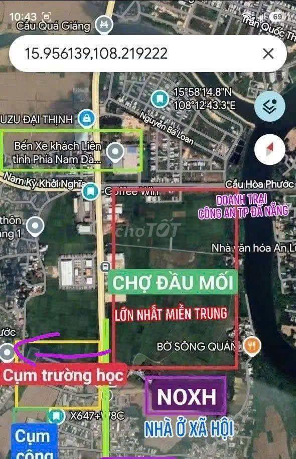 🔥 BÁN 3 LÔ ĐẤT LIỀN KỀ – GẦN BẾN XE ĐỨC LONG, ĐÀ NẴNG 🔥