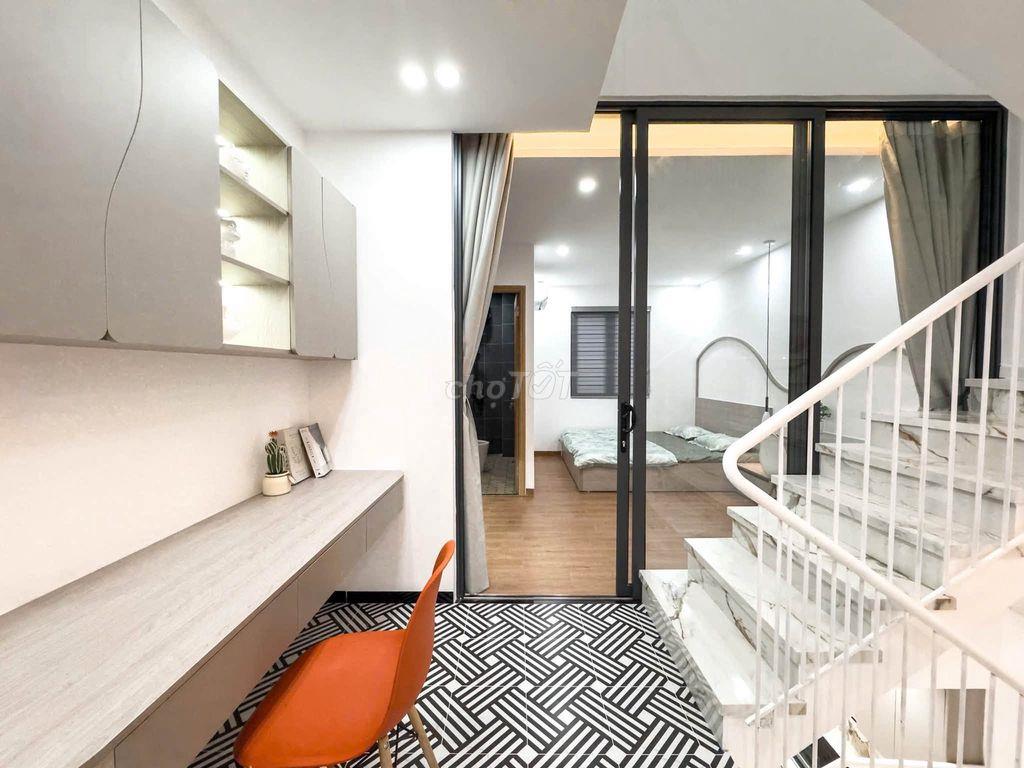 CẶP NHÀ XÂY MỚI KIỆT 3M TRÂN CAO VÂN GẦN BIỂN - FULL NỘI THẤT
