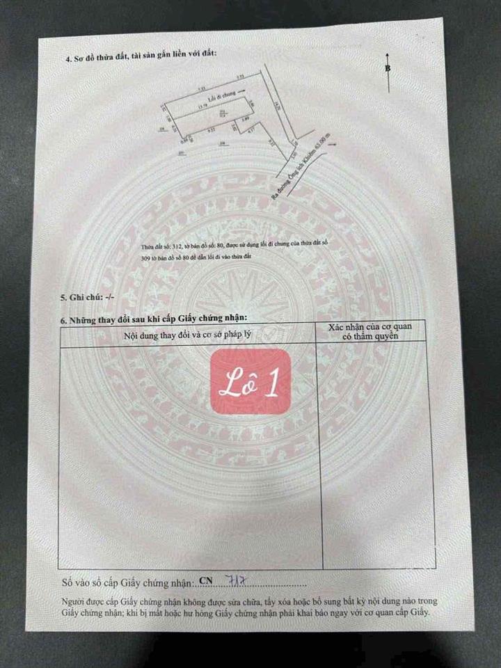🔥ĐẤT ĐẸP KIỆT OTO 4M ÔNG ÍCH KHIÊM - 3 LÔ GIÁ TỐT