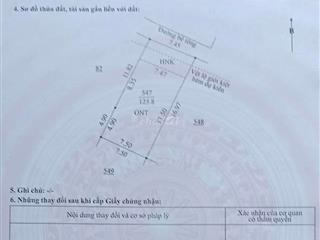 Đất hòa phong, 125m2 có 100m2 đất ở ngang 7,5m giá tốt