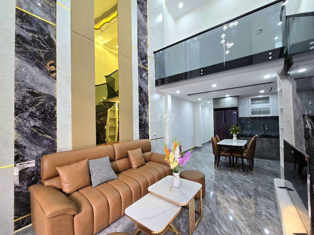 Chào bán nhà gác lửng 3pn, kiệt 3m Tôn Đản. 3ty650