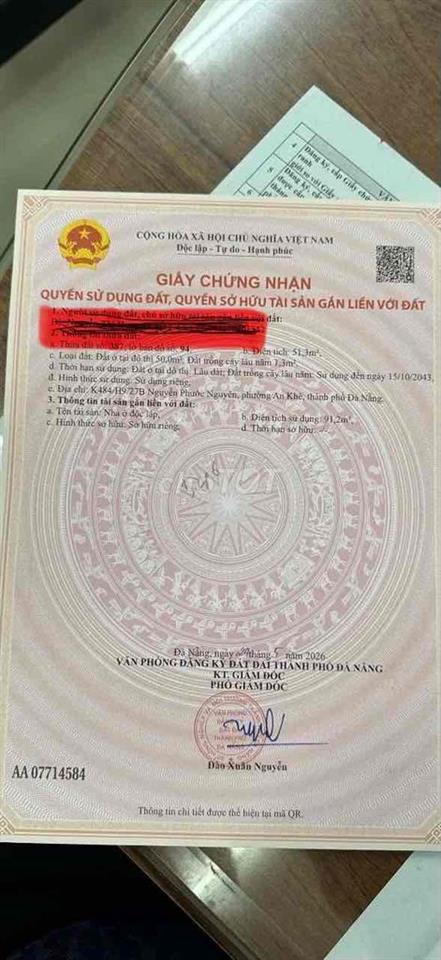 Cần bán nhanh nha Kiệt Nguyễn Phước Nguyên, An Khê, Đà Nẵng
