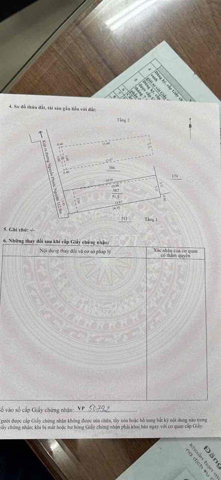 Cần bán nhanh nha Kiệt Nguyễn Phước Nguyên, An Khê, Đà Nẵng