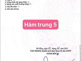 TÔI CẦN BÁN LÔ ĐẤT HÀM TRUNG 5 ĐƯỜNG 13M