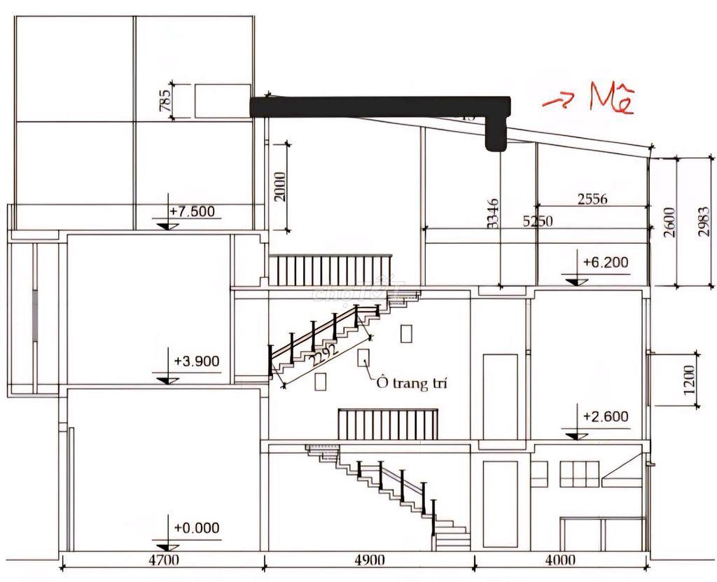 Bán nhà 2,5 tầng đường 7,5m Lê Chân TP Đà Nẵng