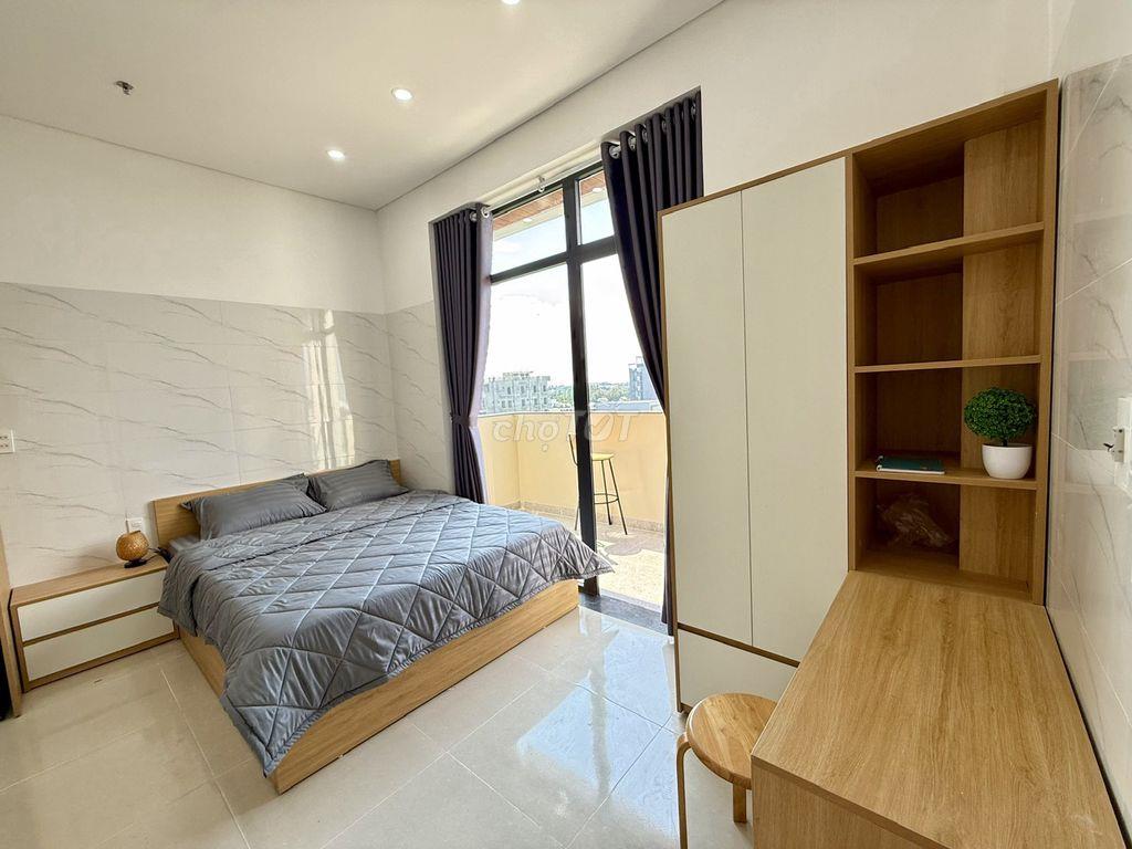 CHO THUÊ CĂN HỘ STUDIO, MỚI, FULL NỘI THẤT, GẦN TRƯỜNG ĐH FPT 