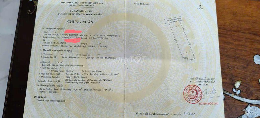 Đất chính chủ kiệt Nguyễn Duy Trinh