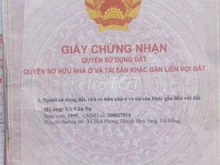 nhà khu trung tâm hoà vang 