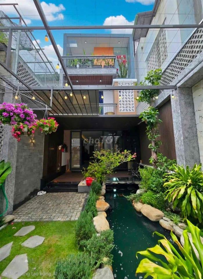 🎉105M2 NHÀ ĐẸP SÂN VƯỜN KIỆT THANH KHÊ - CÓ HỒ CÁ KOI