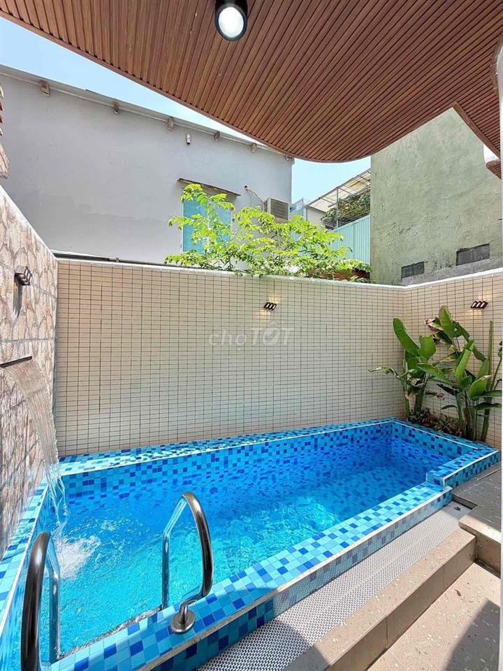 🔥 74M2 NHÀ ĐẸP 3 TẦNG CÓ HỒ BƠI - KIỆT TRÂN CAO VÂN FULLNT