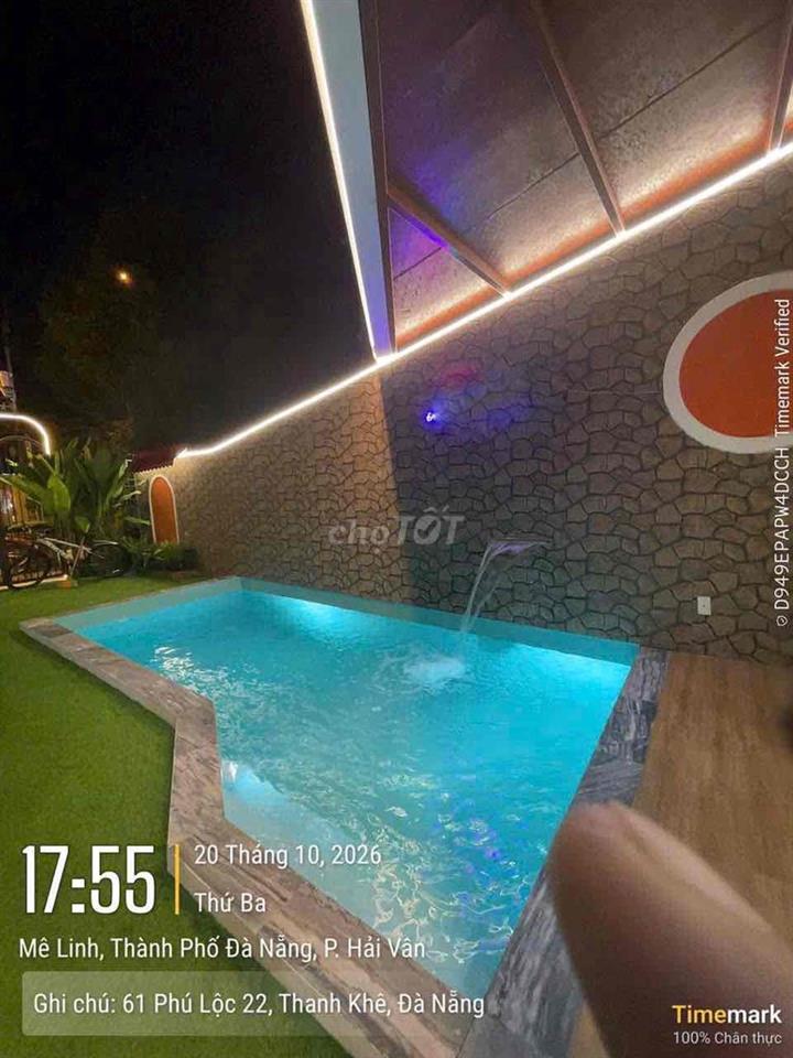 Cho thuê Villa Hồ Bơi gần Chung Cư Ori Garden - Bàu Tràm Liên Chiểu