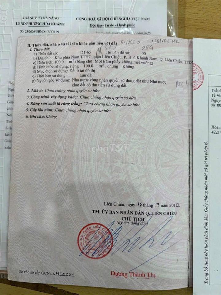Bán đất tặng kèm dãy trọ mặt tiền Mộc Bài 4