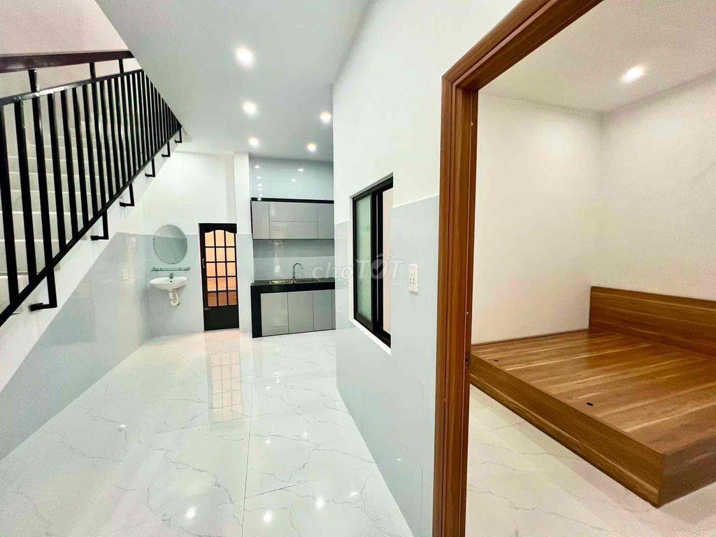 Nhà 2 tầng đẹp kiệt oto Nguyễn Như Đãi - Hoà Thọ Tây