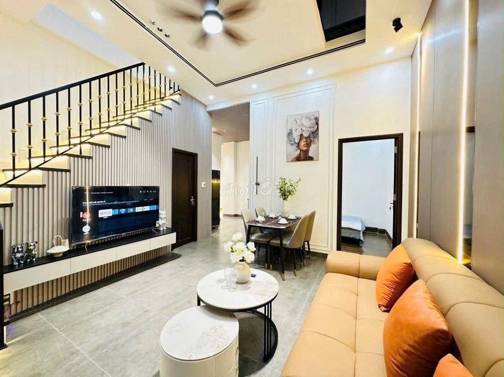 CHO THUÊ NHÀ MỚI HOÀ XUÂN, 3PN, ĐẦY ĐỦ NỘI THẤT