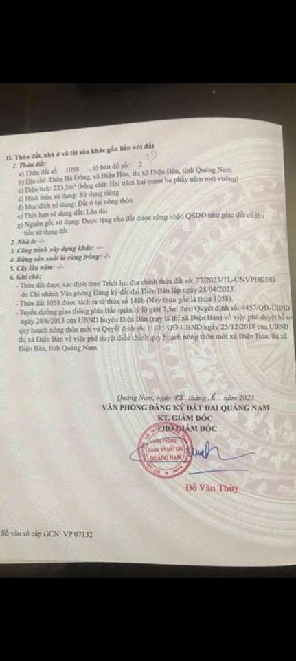 bán đất gần Nam Kỳ khởi Nghĩa.