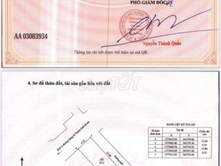 Bán đất thổ cư chính chủ