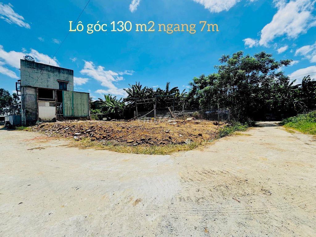 Lô góc 130 m2 ngang 7m Nam Hòa Khương 