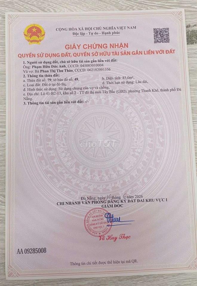 Bán lô đất đường Bàu năng 7 gần bến xe