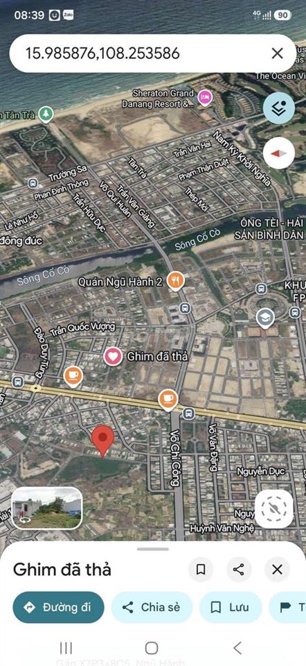 Bán lô đất  đường 5.5M Khu làng đại Học Đà Nẵng