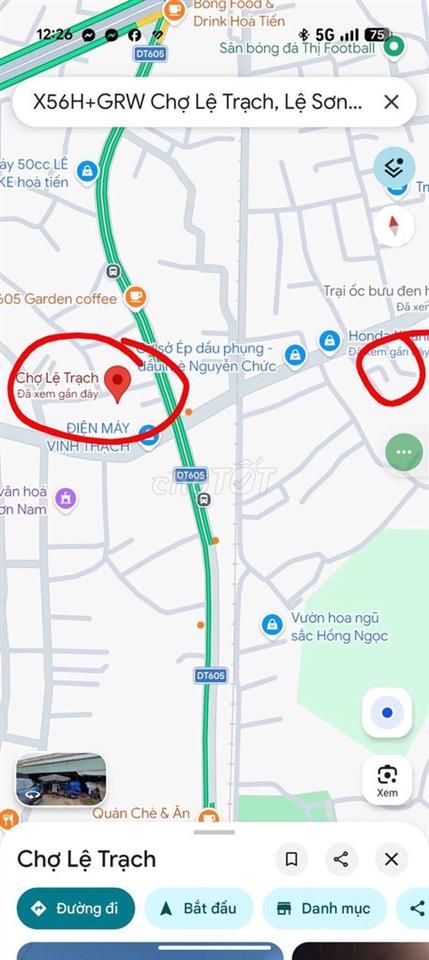 Bán đất Hoà Tiến gần chợ Lệ Trạch
