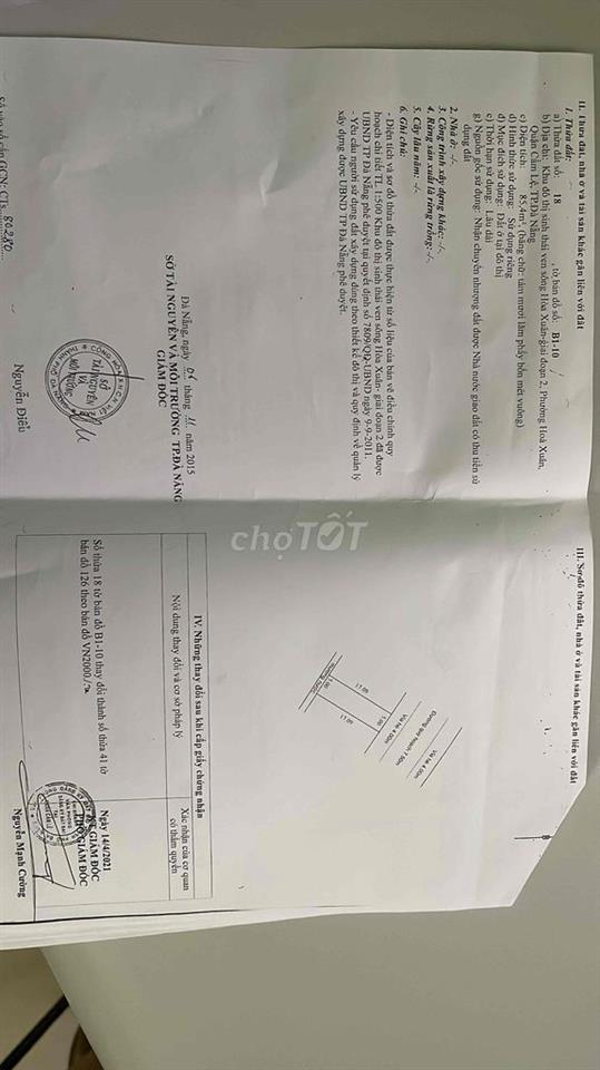 Chính chủ cẩn bán đất đường nguyễn sắc kim
