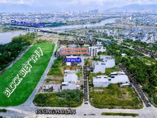 2 lô góc Trung hoà 1 Đường 7m5 Villa Võ Chí Công Cầu Khuê Đông