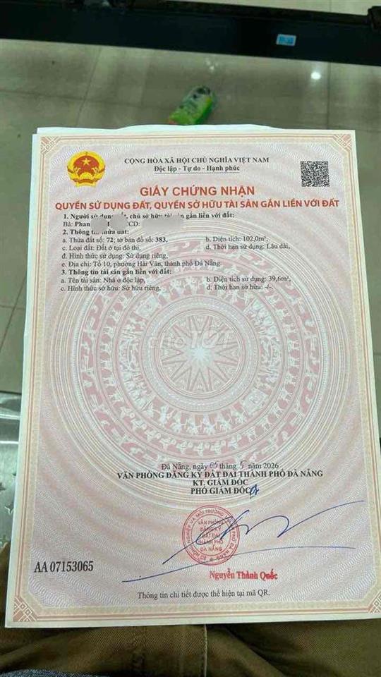Lô 2 mặt tiền Xuân Thiều 11 gần biển