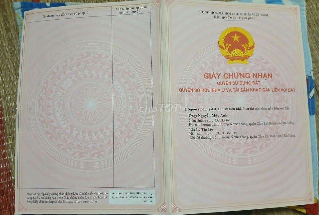 Bán lô đất đường Bàu Cầu 9 Hòa Xuân,  Đà Nẵng