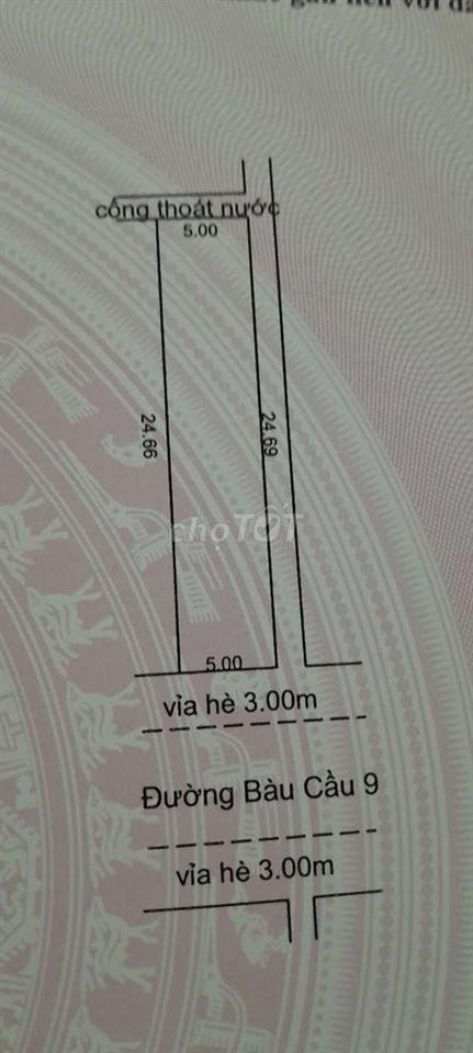 Bán lô đất đường Bàu Cầu 9 Hòa Xuân,  Đà Nẵng