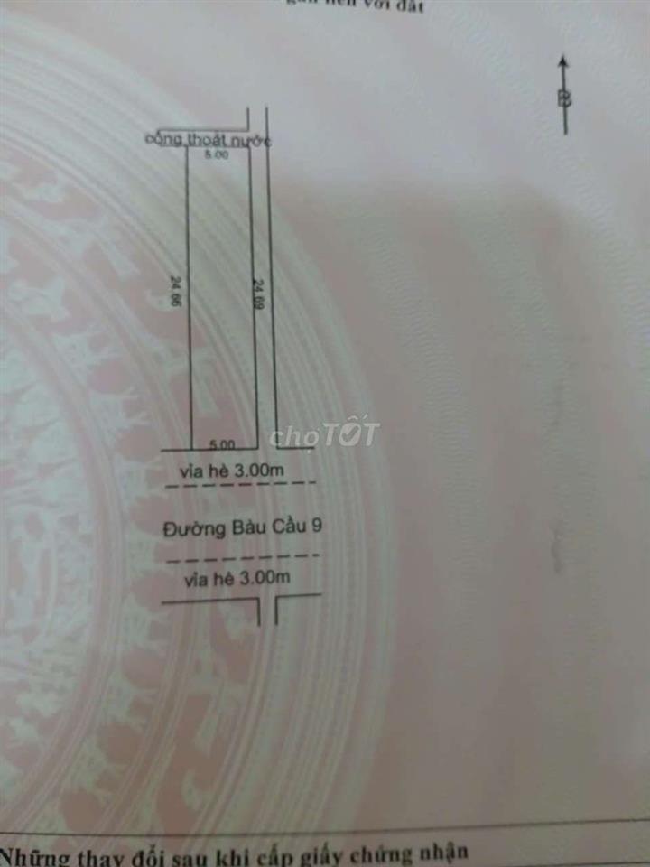 Bán lô đất đường Bàu Cầu 9 Hòa Xuân,  Đà Nẵng