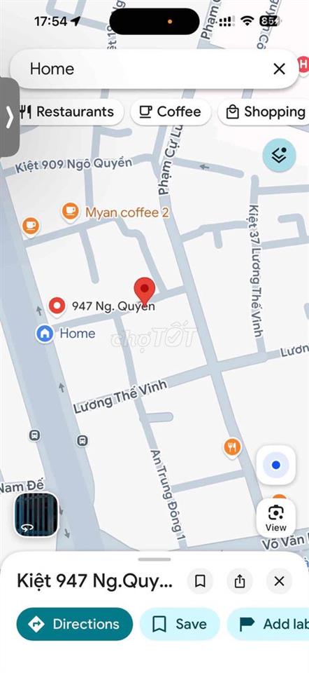 Bán nhà 2 kiệt phạm cự lượng, Ngô quyền