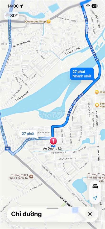 bán đất đường Âu Dương Lân- Hoà Xuân rẻ nhất