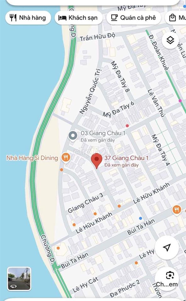CHÍNH CHỦ CHO THUÊ ĐẤT MẶT TIỀN GIANG CHÂU 1 – KHU NAM VIỆT Á, NGŨ HÀN