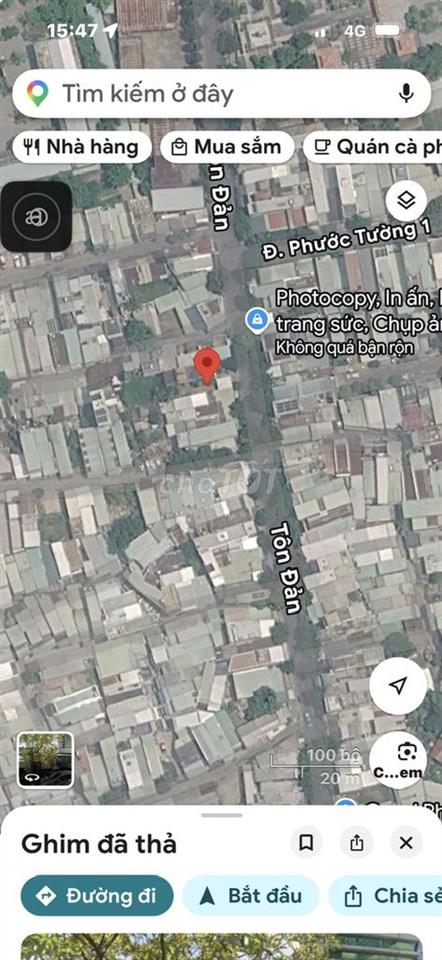 Cho thuê đất mặt tiền đường Tôn Đản, phường Hòa Phát, Cẩm lệ, Đà Nẵng